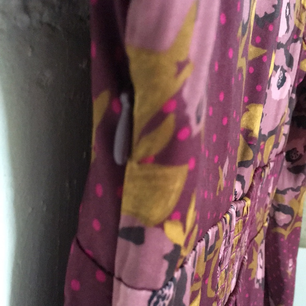 NWT Free People Morning Light Floral Mini Dress - Picture 11 of 11